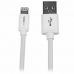 Кабел USB към Lightning Startech USBLT2MW 2 m Бял