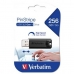 Στικάκι USB Verbatim PinStripe 3.0 Μαύρο 256 GB