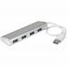 Hub USB Startech ST43004UA Grau Weiß