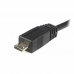 Кабел USB към Micro USB Startech UUSBHAUB1M           USB A Micro USB B Черен