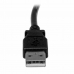 Kabel USB A naar USB B Startech USBAB3ML             Zwart