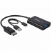 Adaptador DisplayPort a VGA Startech DP2VGAA Negro