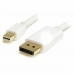 Kabel DisplayPort Mini a DisplayPort Startech MDP2DPMM2MW          (2 m) Bílý 4K Ultra HD