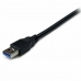 USB-kabel Startech USB3SEXT2MBK         Sort