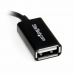 Cabo USB para Micro USB Startech UUSBOTGRA            Preto