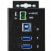 USB Hub Startech ST1030USBM Sort