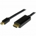 DisplayPort-Kabel Startech MDP2HDMM1MB 4K Ultra HD Svart 1 m