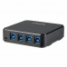 Hub USB Startech HBS304A24A Noir 5 Gbit/s