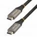 Cable USB C Startech USB31CCV1M           Negro/Gris 1 m