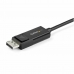 Adaptér USB C na DisplayPort Startech CDP2DP2MBD Černý