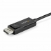 Adaptateur USB C vers DisplayPort Startech CDP2DP142MBD Noir