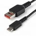 USB A til USB C-kabel Startech USBSCHAC1M           Sort