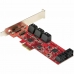 Karta PCI Startech 10P6G-PCIE-SATA-CARD