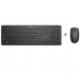 Tastiera e Mouse Wireless HP 1Y4D0AA QWERTY Nero