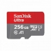 Mikro-SD Minnekort med Adapter SanDisk Ultra 256 GB