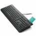 Tastatur med reader Lenovo SMARTCARD Spansk qwerty Sort