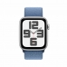 Montre intelligente Apple Watch SE Bleu Argenté 44 mm