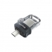Pendrive SanDisk SDDD3-064G-G46 Fekete Kulcstartó Ezüst színű 64 GB