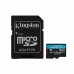 Card de Memorie Micro SD cu Adaptor Kingston Canvas Go! Plus 64 GB