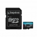 Карта памяти микро-SD с адаптером Kingston Canvas Go! Plus 64 Гб