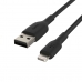 Cablu USB la Lightning Belkin CAA002BT1MBK 1 m