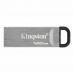 USB atmintukas Kingston Kyson Raktų grandinė Sidabras Juoda 128 GB