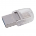 USB flash disk Kingston DataTraveler MicroDuo 3C 64 GB Černý Fialový 64 GB