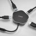 3 Portos USB Hub D-Link DUB-M420 Fekete/Szürke Fekete/Ezüst színű 60 W