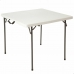 Mesa Dobrável Lifetime Branco Quadrado Aço Plástico 86 x 86 x 74 cm