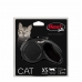 Correa para Gato Flexi Negro XS