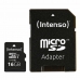 Micro SD Memory Card with Adaptor INTENSO 16 GB