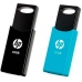 USB stick HP v212w 2 Stuks Blauw Zwart