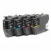 Original Ink Cartridge Brother LC421VAL Multicolour Yellow Black Cyan