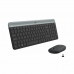 Teclado e Rato Logitech 920-009198 Preto Cinzento Qwerty espanhol