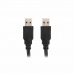 USB Cable Lanberg CA-USBA-30CU-0010-BK 1 m Черен