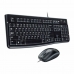 Tangentbord med optisk mus Logitech 920-002550 USB Svart Qwerty Spanska