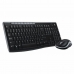 Tastatură și Mouse Fără Fir Logitech MK270 Negru Spaniolă Qwerty Spaniolă