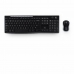 Keyboard and Wireless Mouse Logitech MK270 Black Spanish Spanish Qwerty