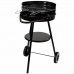 Kulgrill med hjul Aktive Textilene 42 x 76,5 cm Sort