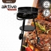 Kulgrill med hjul Aktive Textilene 42 x 76,5 cm Sort