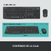 Kлаиатура с безжична мишка Logitech 920-009798 Черен Графит Испанска Qwerty