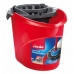 Dweilemmer Vileda Torsion Power Uitwringbaar Rood Plastic 10 L Polypropyleen