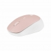 Mouse senza Fili Natec Harrier 2 Bianco Rosa 1600 dpi