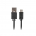 Cable USB A a USB-C Lanberg CA-USBO-20CU-0010-BK Negro 1 m