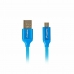 Cablu USB la micro USB Lanberg CA-USBM-20CU-0018-BL Albastru 1,8 m (1 Unități) 1,8 m