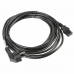 Cable de Alimentación Lanberg CA-C13C-11CC-0100-BK Negro 10 m