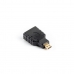 Adaptador Micro HDMI a HDMI Lanberg AD-0015-BK Negro