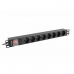 Razdjelnik 19'' 8 Tomas Schuko Lanberg PDU-08F-0200-BK