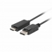 Cable DisplayPort a HDMI Lanberg CA-DPHD-11CC-0018-BK Negro 1,8 m