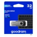 Memoria USB GoodRam UTS2 Nero Argentato 32 GB 5 MB/s-20 MB/s (1 Unità)